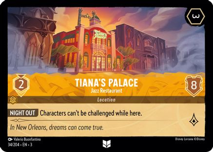 Image of Tiana's Palace - Jazz Restaurant (34/204) - Into the Inklands Cold Foil