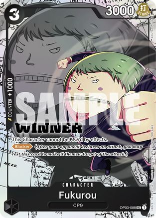 Image of Fukurou (Winner Pack Vol. 6) (OP03-088) - One Piece Promotion Cards Foil