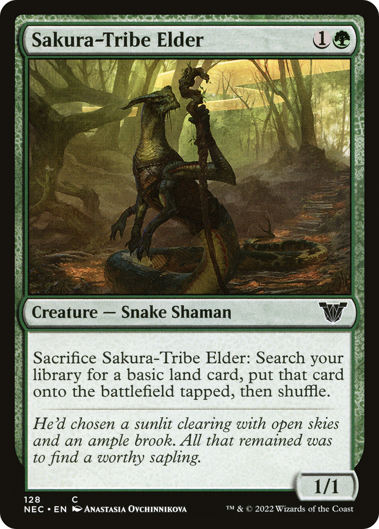 Image of Sakura-Tribe Elder (NEC-128) - Neon Dynasty Commander