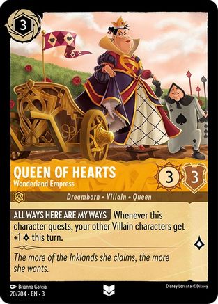 Image of Queen of Hearts - Wonderland Empress (20/204) - Into the Inklands