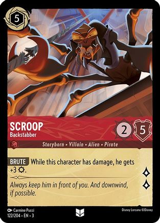 Image of Scroop - Backstabber (122/204) - Into the Inklands