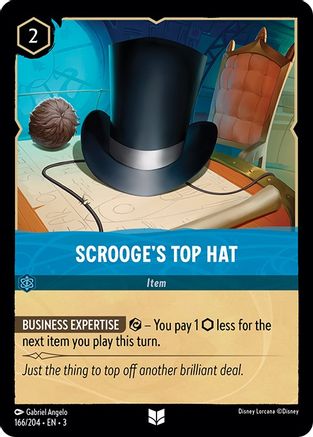Image of Scrooge's Top Hat (166/204) - Into the Inklands