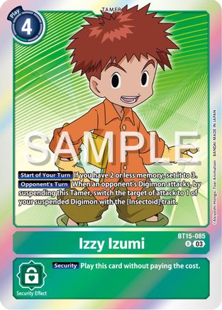 Image of Izzy Izumi (BT15-085) - Exceed Apocalypse Foil
