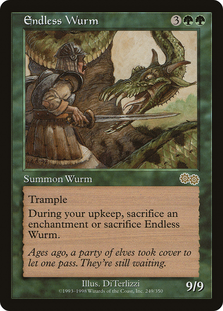 Image of Endless Wurm (USG-249) - Urza's Saga