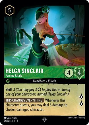 Image of Helga Sinclair - Femme Fatale (74/204) - Into the Inklands