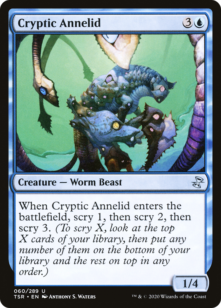Image of Cryptic Annelid (TSR-060) - Time Spiral Remastered Foil