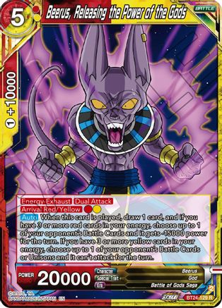 Image of Beerus, Releasing the Power of the Gods (BT24-129) - Beyond Generations Foil