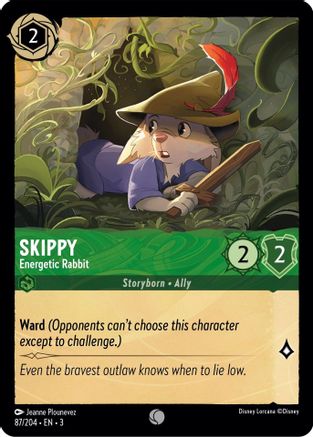 Image of Skippy - Energetic Rabbit (87/204) - Into the Inklands Cold Foil