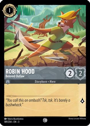 Image of Robin Hood - Beloved Outlaw (189/204) - Into the Inklands Cold Foil