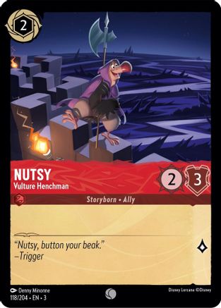 Image of Nutsy - Vulture Henchman (118/204) - Into the Inklands