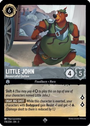 Image of Little John - Resourceful Outlaw (178/204) - Into the Inklands Cold Foil