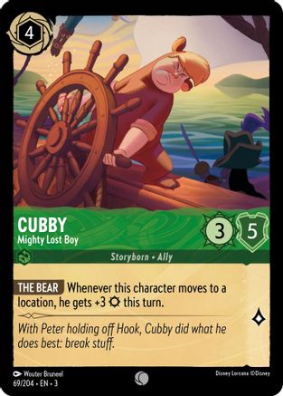 Image of Cubby - Mighty Lost Boy (69/204) - Into the Inklands Cold Foil
