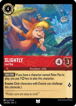 Image of Slightly - Lost Boy (124/204) - Into the Inklands Cold Foil