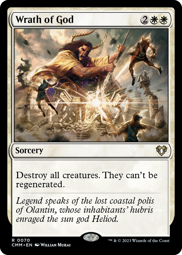 Image of Wrath of God (CMM-070) - Commander Masters Foil