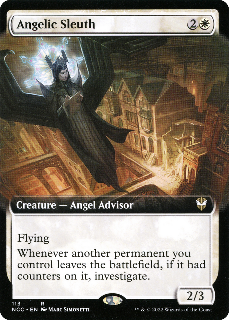 Image of Angelic Sleuth (Extended Art) (NCC-113) - New Capenna Commander: (Extended Art)