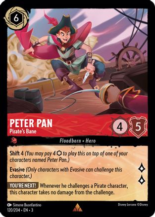 Image of Peter Pan - Pirate's Bane (120/204) - Into the Inklands