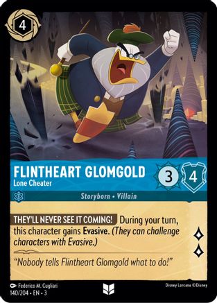 Image of Flintheart Glomgold - Lone Cheater (140/204) - Into the Inklands