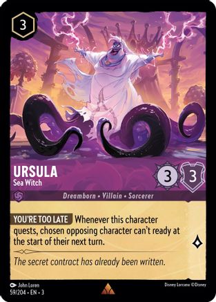 Image of Ursula - Sea Witch (59/204) - Into the Inklands