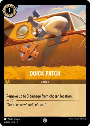 Image of Quick Patch (27/204) - Into the Inklands Cold Foil