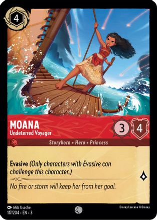 Image of Moana - Undeterred Voyager (117/204) - Into the Inklands