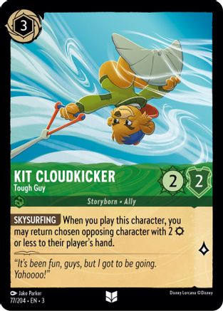 Image of Kit Cloudkicker - Tough Guy (77/204) - Into the Inklands Cold Foil