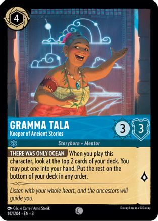 Image of Gramma Tala - Keeper of Ancient Stories (142/204) - Into the Inklands Cold Foil