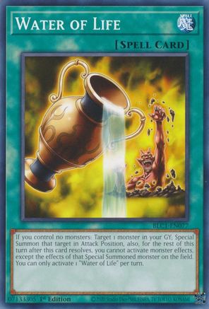 Image of Water of Life (BLC1-EN077) - Battles of Legend: Chapter 1 1st Edition