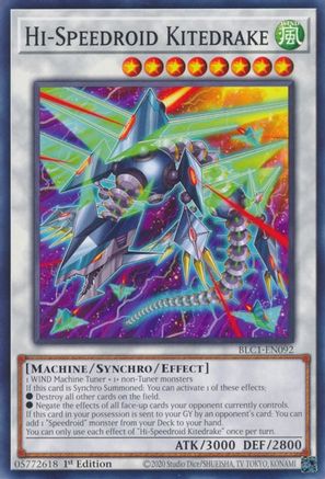 Image of Hi-Speedroid Kitedrake (BLC1-EN092) - Battles of Legend: Chapter 1 1st Edition