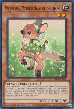 Image of Valerifawn, Mystical Beast of the Forest (BLC1-EN148) - Battles of Legend: Chapter 1 1st Edition