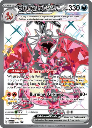Image of Charizard ex 074  - Holofoil SV Scarlet & Violet Promo Cards - Promo