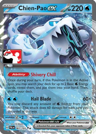 Image of Chien-Pao ex 061/193  - Holofoil Prize Pack Series Cards - Double Rare