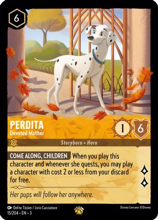 Image of Perdita - Devoted Mother (15/204) - Into the Inklands Cold Foil