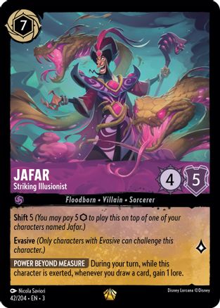 Image of Jafar - Striking Illusionist (42/204) - Into the Inklands