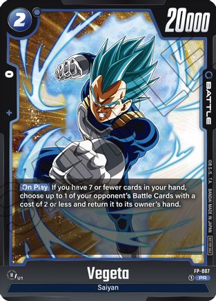 Image of Vegeta - FP-007 (FP-007) - Fusion World Promotion Cards and Packs