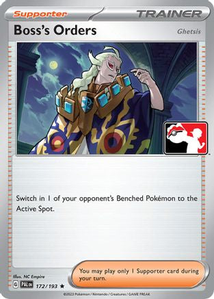 Image of Boss's Orders 172/193  Prize Pack Series Cards - Rare