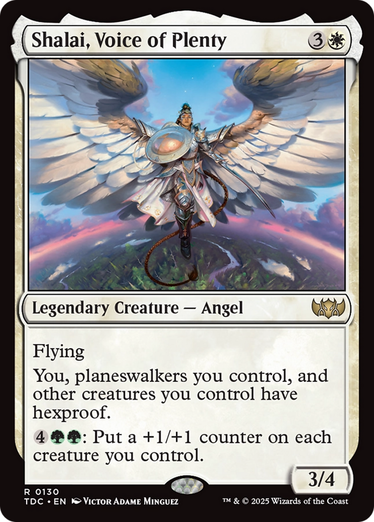 Image of Shalai, Voice of Plenty (TDC-130) - Commander: Tarkir: Dragonstorm