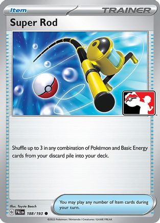 Image of Super Rod 188/193  - Holofoil Prize Pack Series Cards - Common