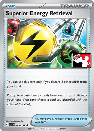 Image of Superior Energy Retrieval 189/193  - Holofoil Prize Pack Series Cards - Uncommon