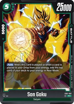 Image of Son Goku - FB01-087 (Tournament Pack 01) (FB01-087) - Tournament and Championship Promos Holofoil