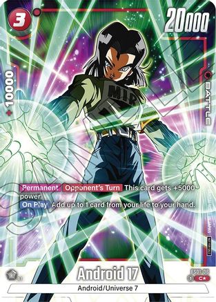 Image of Android 17 (Tournament Pack -Winner- 01) (FS01-06) - Tournament and Championship Promos Holofoil