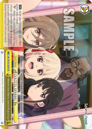 Image of Whatever Your Order Is, Leave It All up to Us (LRC/W105-E029 CR) - Lycoris Recoil