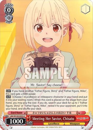 Image of Meeting Her Savior, Chisato (LRC/W105-E053 C) - Lycoris Recoil