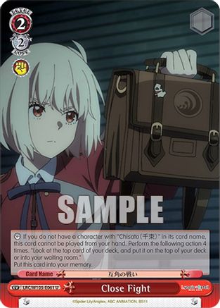 Image of Close Fight (LRC/W105-E061 U) - Lycoris Recoil