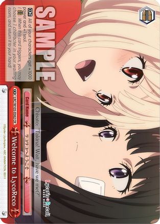 Image of Welcome to LycoReco (LRC/W105-E062 CR) - Lycoris Recoil