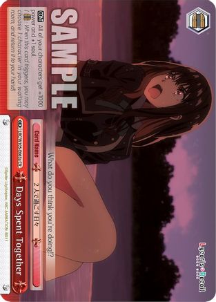 Image of Days Spent Together (a) (LRC/W105-E063a CR) - Lycoris Recoil