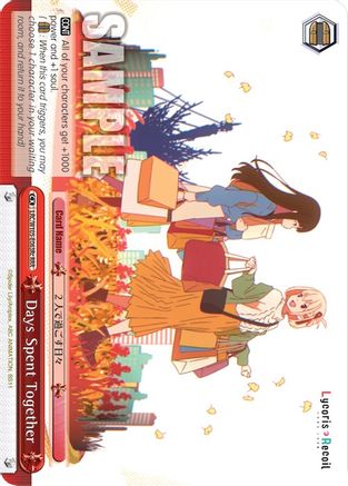 Image of Days Spent Together (c) (RRR) (LRC/W105-E063Rc RRR) - Lycoris Recoil