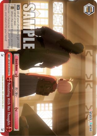 Image of Persisting With Her Thoughts (LRC/W105-E064 CC) - Lycoris Recoil