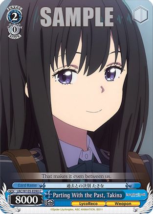 Image of Parting With the Past, Takina (LRC/W105-E090 C) - Lycoris Recoil