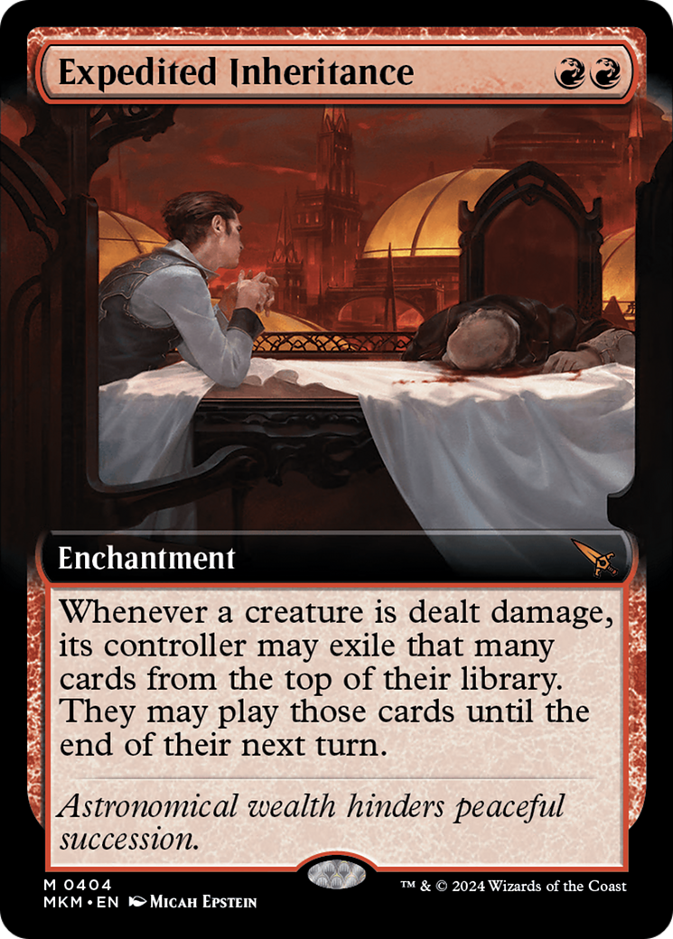 Image of Expedited Inheritance (Extended Art) (MKM-404) - Murders at Karlov Manor: (Extended Art)