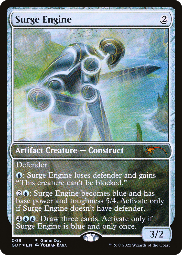 Image of Surge Engine (GAME-009) - Game Day Promos Foil